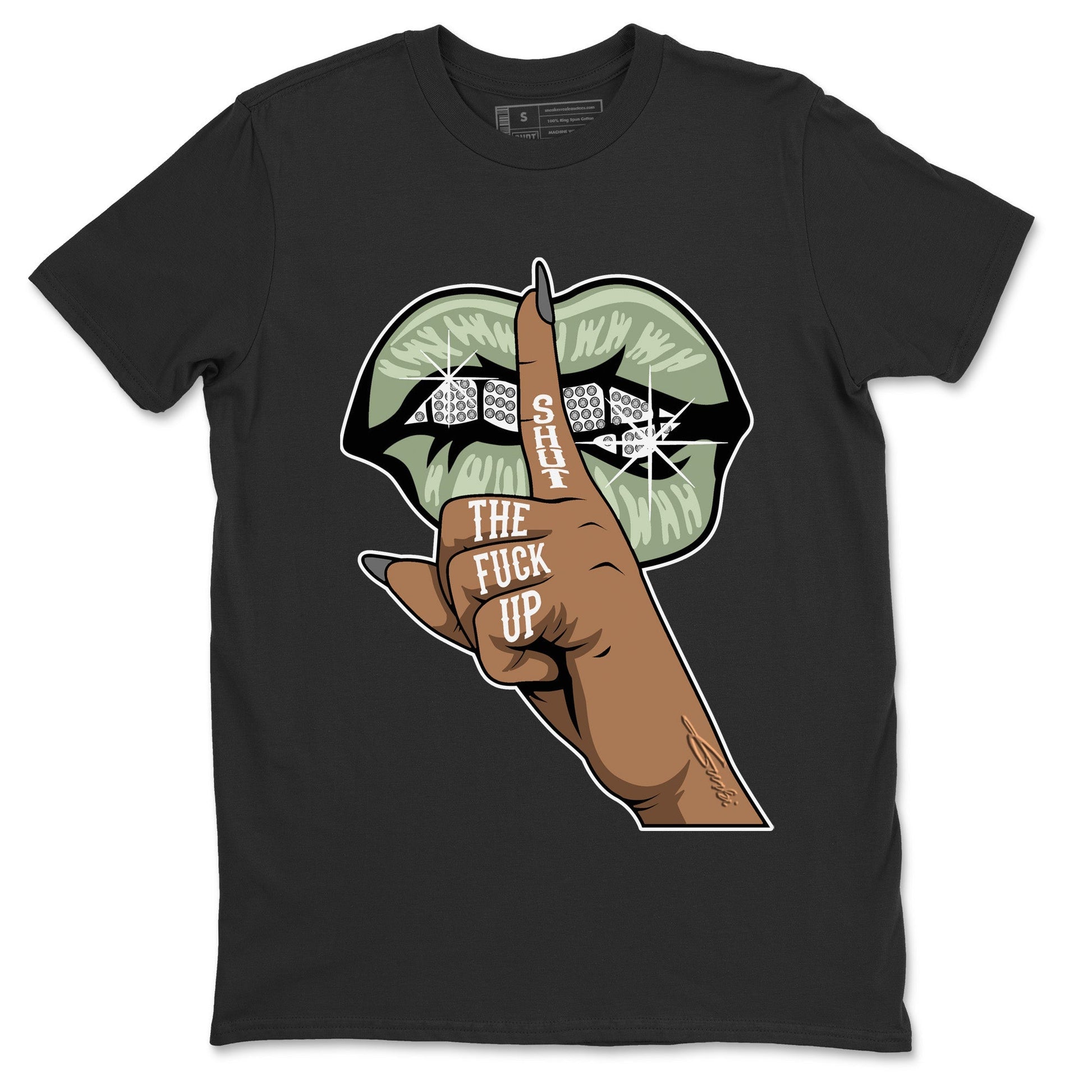 Jordan 4 Seafoam Sneaker Match Tees Lips Hand Sneaker Tees Jordan 4 Seafoam Sneaker Release Tees Unisex Shirts
