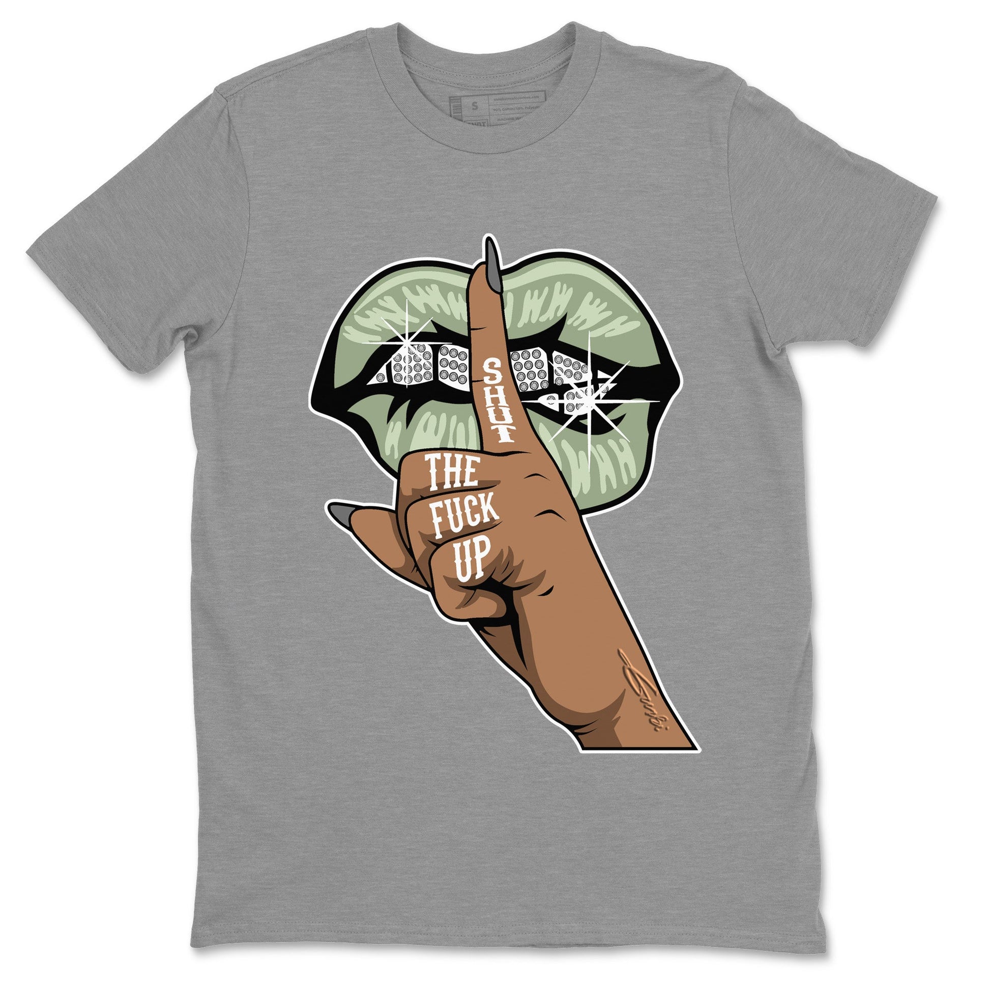 Jordan 4 Seafoam Sneaker Match Tees Lips Hand Sneaker Tees Jordan 4 Seafoam Sneaker Release Tees Unisex Shirts