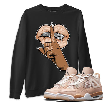 Jordan 4 Shimmer Sneaker Match Tees Lips Hand Sneaker Tees Jordan 4 Shimmer Sneaker Release Tees Unisex Shirts