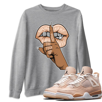 Jordan 4 Shimmer Sneaker Match Tees Lips Hand Sneaker Tees Jordan 4 Shimmer Sneaker Release Tees Unisex Shirts