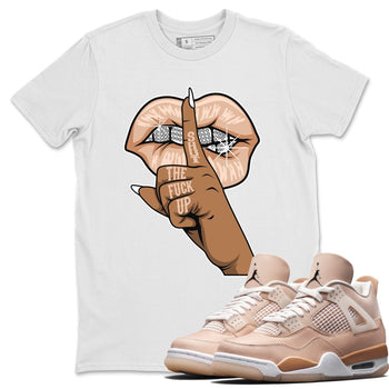 Jordan 4 Shimmer Sneaker Match Tees Lips Hand Sneaker Tees Jordan 4 Shimmer Sneaker Release Tees Unisex Shirts
