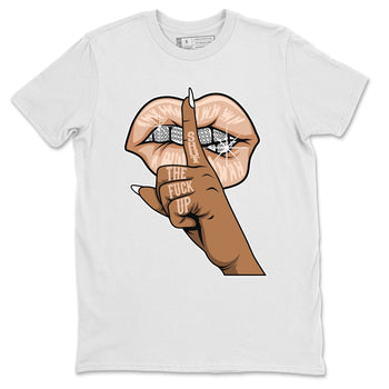 Jordan 4 Shimmer Sneaker Match Tees Lips Hand Sneaker Tees Jordan 4 Shimmer Sneaker Release Tees Unisex Shirts