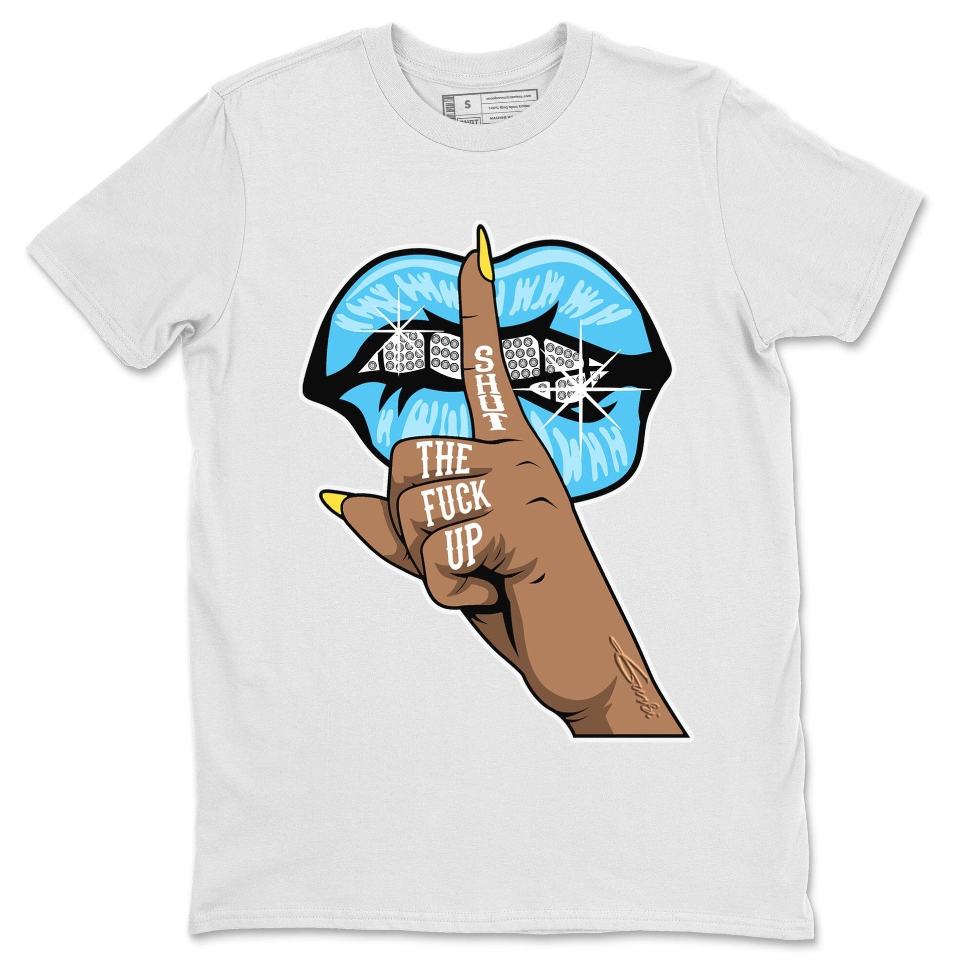 Dunk Blue Chill Sneaker Match Tees Lips Hand Sneaker Tees Dunk Blue Chill Sneaker Release Tees Unisex Shirts