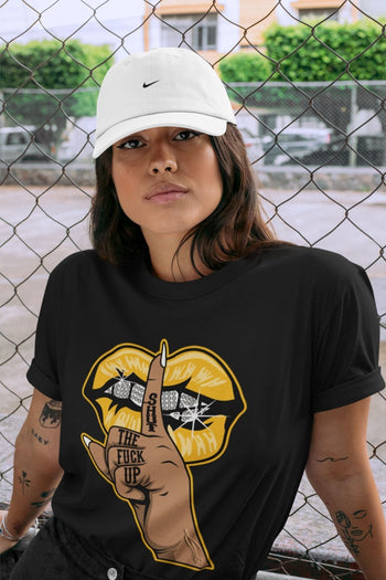 Dunk Championship Goldenrod Sneaker Match Tees Lips Hand Sneaker Tees Dunk Championship Goldenrod Sneaker Release Tees Unisex Shirts