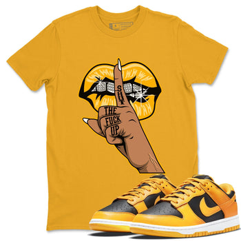 Dunk Championship Goldenrod Sneaker Match Tees Lips Hand Sneaker Tees Dunk Championship Goldenrod Sneaker Release Tees Unisex Shirts