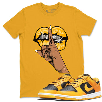 Dunk Championship Goldenrod Sneaker Match Tees Lips Hand Sneaker Tees Dunk Championship Goldenrod Sneaker Release Tees Unisex Shirts