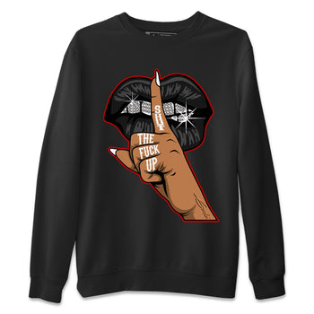 Jordan 12 Playoffs Sneaker Match Tees Lips Hand Sneaker Tees Jordan 12 Playoffs Sneaker Release Tees Unisex Shirts