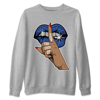 Jordan 13 French Blue Sneaker Match Tees Lips Hand Sneaker Tees Jordan 13 French Blue Sneaker Release Tees Unisex Shirts