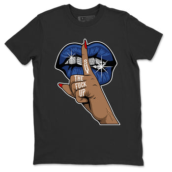 Jordan 13 French Blue Sneaker Match Tees Lips Hand Sneaker Tees Jordan 13 French Blue Sneaker Release Tees Unisex Shirts