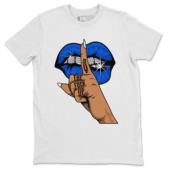 Jordan 5 Racer Blue Sneaker Match Tees Lips Hand Sneaker Tees Jordan 5 Racer Blue Sneaker Release Tees Unisex Shirts