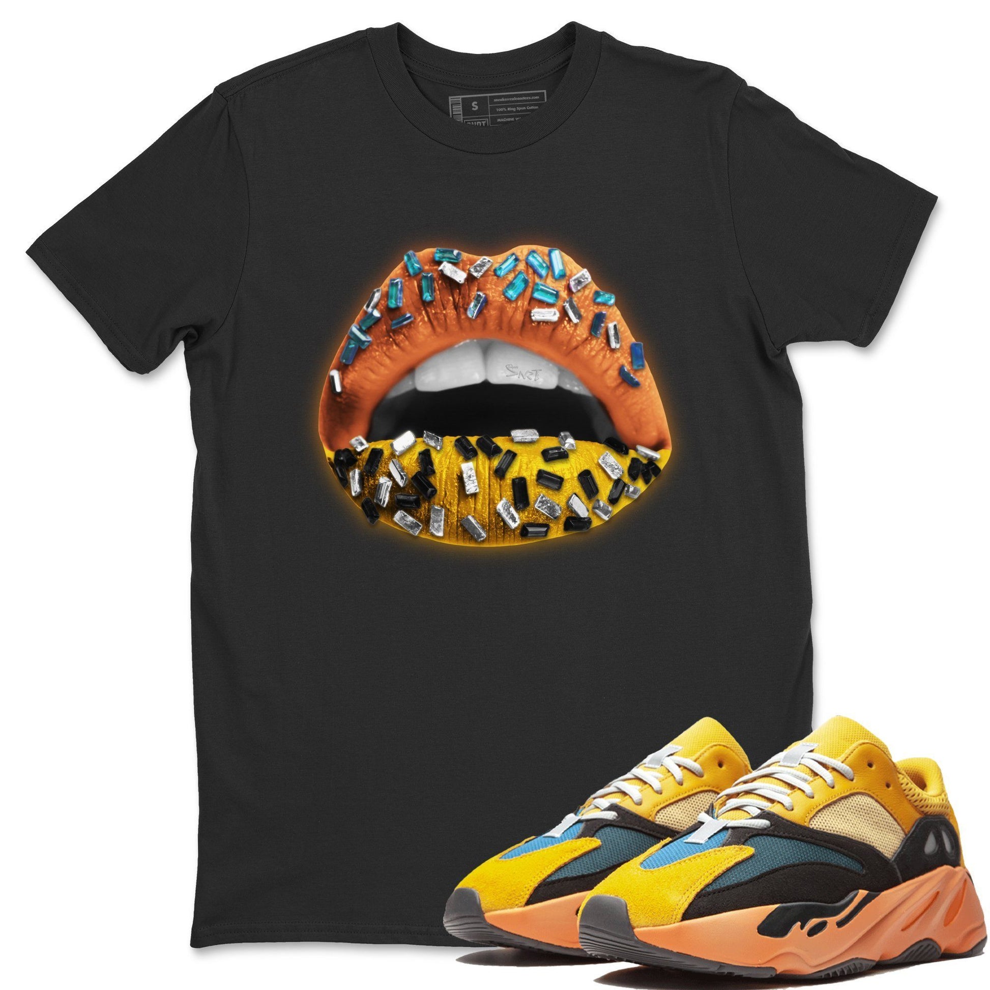 Yeezy 700 Sun Sneaker Match Tees Lips Jewel Sneaker Tees Yeezy 700 Sun Sneaker Release Tees Unisex Shirts