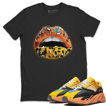 Yeezy 700 Sun Sneaker Match Tees Lips Jewel Sneaker Tees Yeezy 700 Sun Sneaker Release Tees Unisex Shirts
