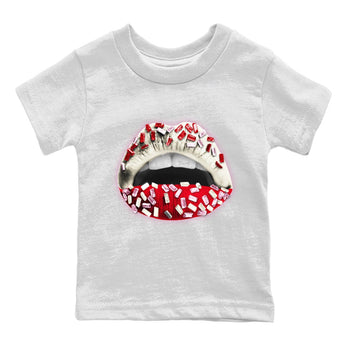 Air Force 1 Valentines Day Sneaker Match Tees Lips Jewel Sneaker Tees Air Force 1 Valentines Day Sneaker Release Tees Kids Shirts