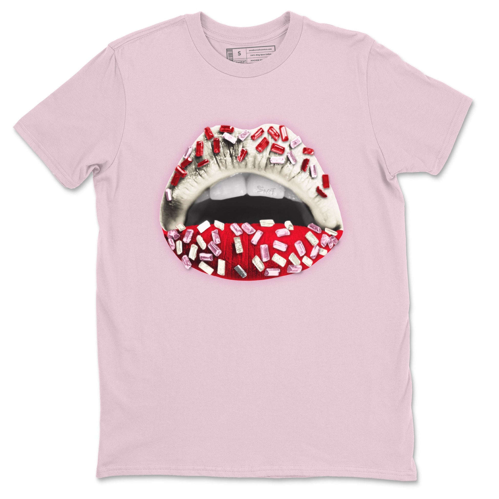 Air Force 1 Valentines Day Sneaker Match Tees Lips Jewel Sneaker Tees Air Force 1 Valentines Day Sneaker Release Tees Unisex Shirts