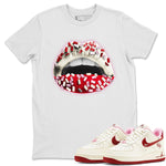 Air Force 1 Valentines Day Sneaker Match Tees Lips Jewel Sneaker Tees Air Force 1 Valentines Day Sneaker Release Tees Unisex Shirts