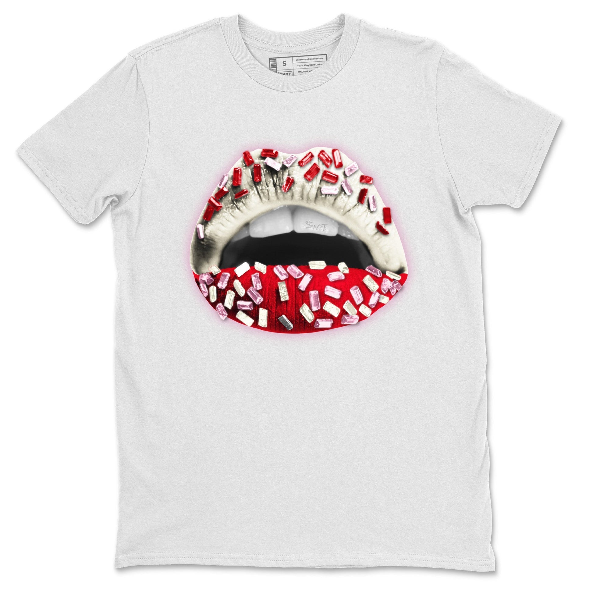 Air Force 1 Valentines Day Sneaker Match Tees Lips Jewel Sneaker Tees Air Force 1 Valentines Day Sneaker Release Tees Unisex Shirts