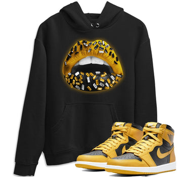 Jordan 1 Pollen Sneaker Match Tees Lips Jewel Sneaker Tees Jordan 1 Pollen Sneaker Release Tees Unisex Shirts