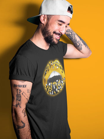 Jordan 1 Pollen Sneaker Match Tees Lips Jewel Sneaker Tees Jordan 1 Pollen Sneaker Release Tees Unisex Shirts