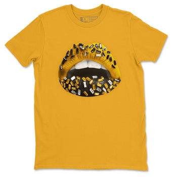 Jordan 1 Pollen Sneaker Match Tees Lips Jewel Sneaker Tees Jordan 1 Pollen Sneaker Release Tees Unisex Shirts