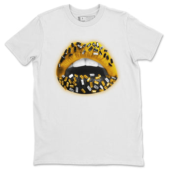 Jordan 1 Pollen Sneaker Match Tees Lips Jewel Sneaker Tees Jordan 1 Pollen Sneaker Release Tees Unisex Shirts