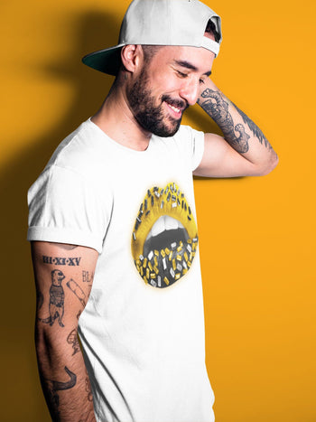 Jordan 1 Pollen Sneaker Match Tees Lips Jewel Sneaker Tees Jordan 1 Pollen Sneaker Release Tees Unisex Shirts