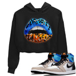 Jordan 1 Prototype Sneaker Match Tees Lips Jewel Sneaker Tees Jordan 1 Prototype Sneaker Release Tees Women's Shirts
