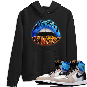 Jordan 1 Prototype Sneaker Match Tees Lips Jewel Sneaker Tees Jordan 1 Prototype Sneaker Release Tees Unisex Shirts