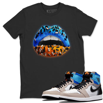 Jordan 1 Prototype Sneaker Match Tees Lips Jewel Sneaker Tees Jordan 1 Prototype Sneaker Release Tees Unisex Shirts