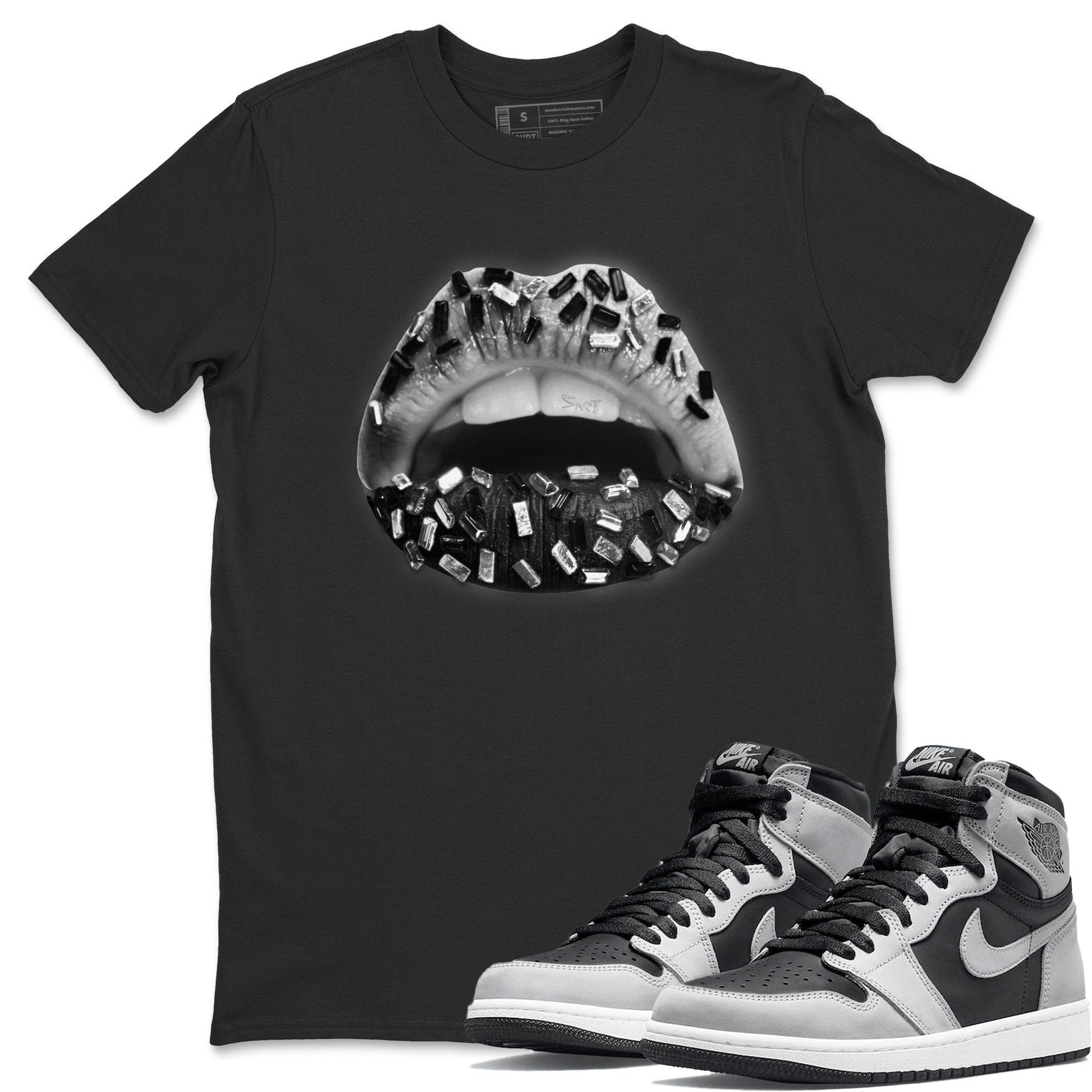 Jordan 1 Shadow 2.0 Sneaker Match Tees Lips Jewel Sneaker Tees Jordan 1 Shadow 2.0 Sneaker Release Tees Unisex Shirts