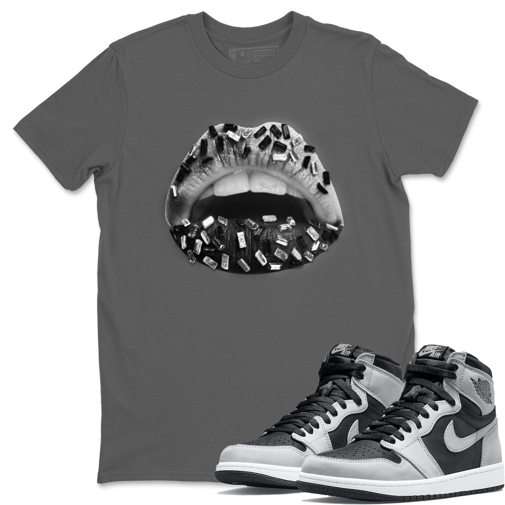 Jordan 1 Shadow 2.0 Sneaker Match Tees Lips Jewel Sneaker Tees Jordan 1 Shadow 2.0 Sneaker Release Tees Unisex Shirts