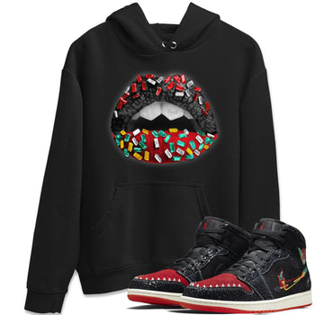 Jordan 1 Siempre Familia Sneaker Match Tees Lips Jewel Sneaker Tees Jordan 1 Siempre Familia Sneaker Release Tees Unisex Shirts