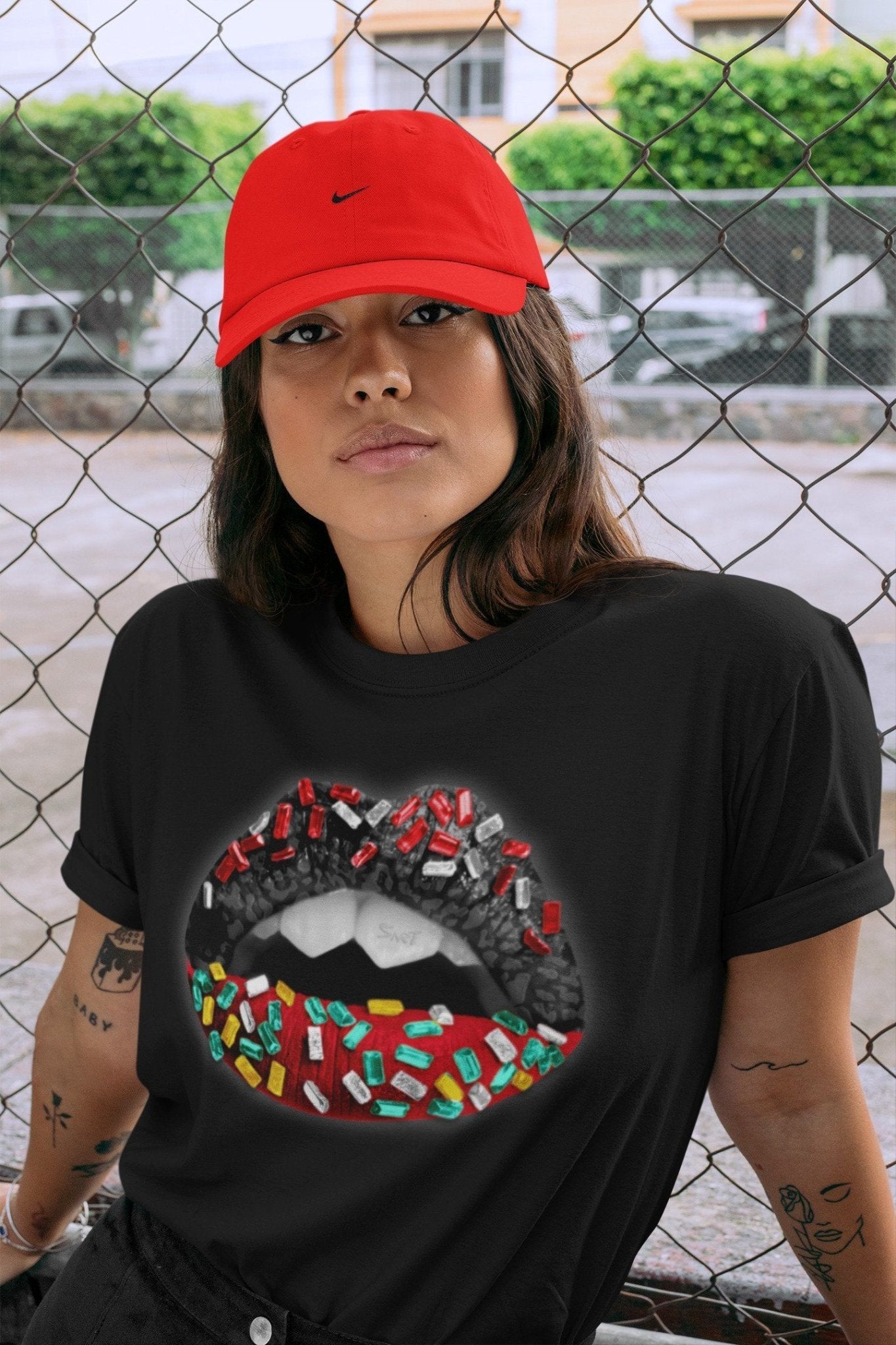 Jordan 1 Siempre Familia Sneaker Match Tees Lips Jewel Sneaker Tees Jordan 1 Siempre Familia Sneaker Release Tees Unisex Shirts