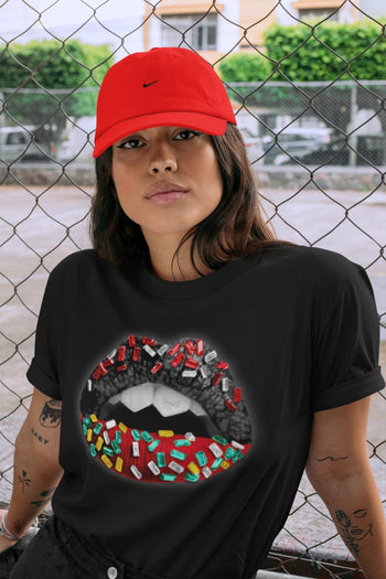 Jordan 1 Siempre Familia Sneaker Match Tees Lips Jewel Sneaker Tees Jordan 1 Siempre Familia Sneaker Release Tees Unisex Shirts