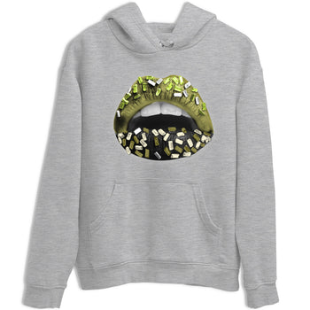 Jordan 1 Low x Travis Scott Golf Olive shirt to match jordans Lips Jewel sneaker tees Air Jordan 1 Travis Scott Olive SNRT Sneaker Release Tees Unisex Heather Grey 2 T-Shirt