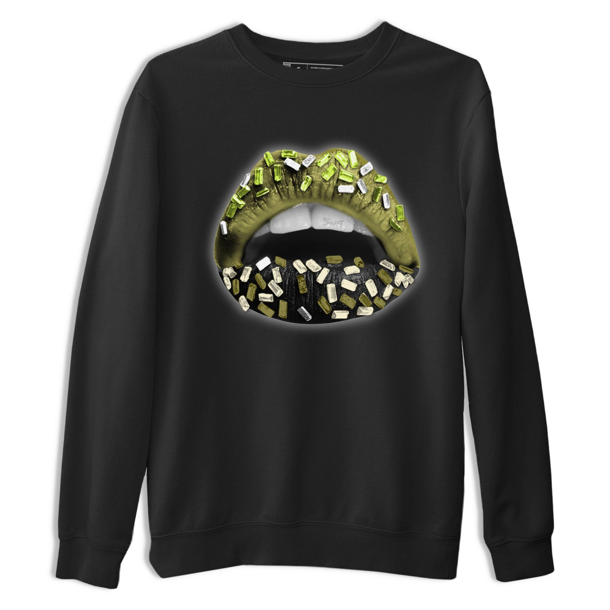 Jordan 1 Low x Travis Scott Golf Olive shirt to match jordans Lips Jewel sneaker tees Air Jordan 1 Travis Scott Olive SNRT Sneaker Release Tees Unisex Black 2 T-Shirt