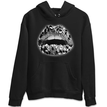 Jordan 1 White Cement Sneaker Match Tees Lips Jewel Sneaker Tees Jordan 1 White Cement Sneaker Release Tees Unisex Shirts