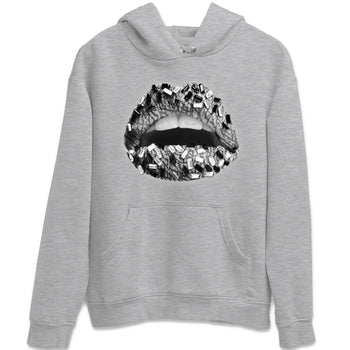 Jordan 1 White Cement Sneaker Match Tees Lips Jewel Sneaker Tees Jordan 1 White Cement Sneaker Release Tees Unisex Shirts