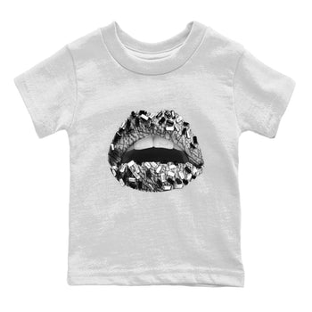 Jordan 1 White Cement Sneaker Match Tees Lips Jewel Sneaker Tees Jordan 1 White Cement Sneaker Release Tees Kids Shirts