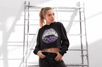 Jordan 1 WMNS Court Purple Sneaker Match Tees Lips Jewel Sneaker Tees Jordan 1 WMNS Court Purple Sneaker Release Tees Women's Shirts