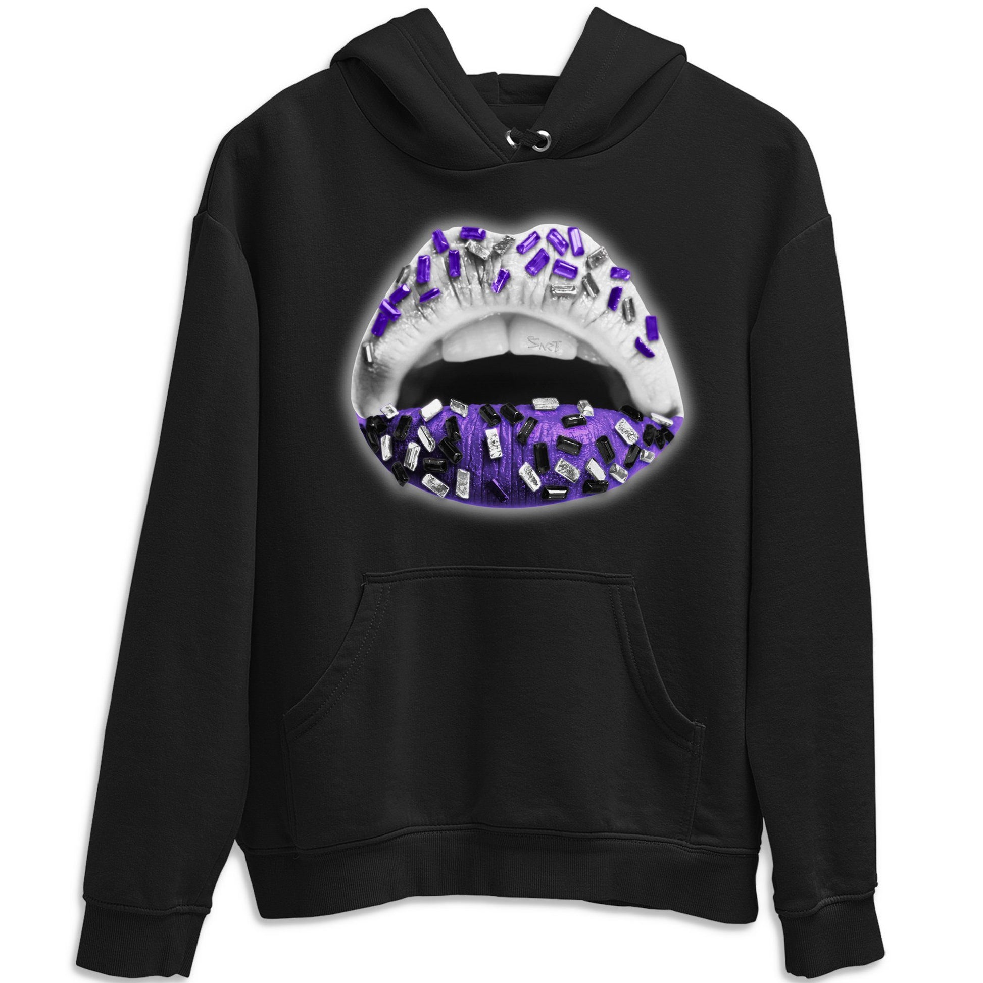 Jordan 1 WMNS Court Purple Sneaker Match Tees Lips Jewel Sneaker Tees Jordan 1 WMNS Court Purple Sneaker Release Tees Unisex Shirts