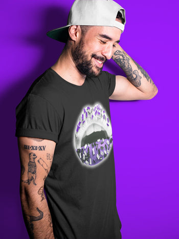 Jordan 1 WMNS Court Purple Sneaker Match Tees Lips Jewel Sneaker Tees Jordan 1 WMNS Court Purple Sneaker Release Tees Unisex Shirts