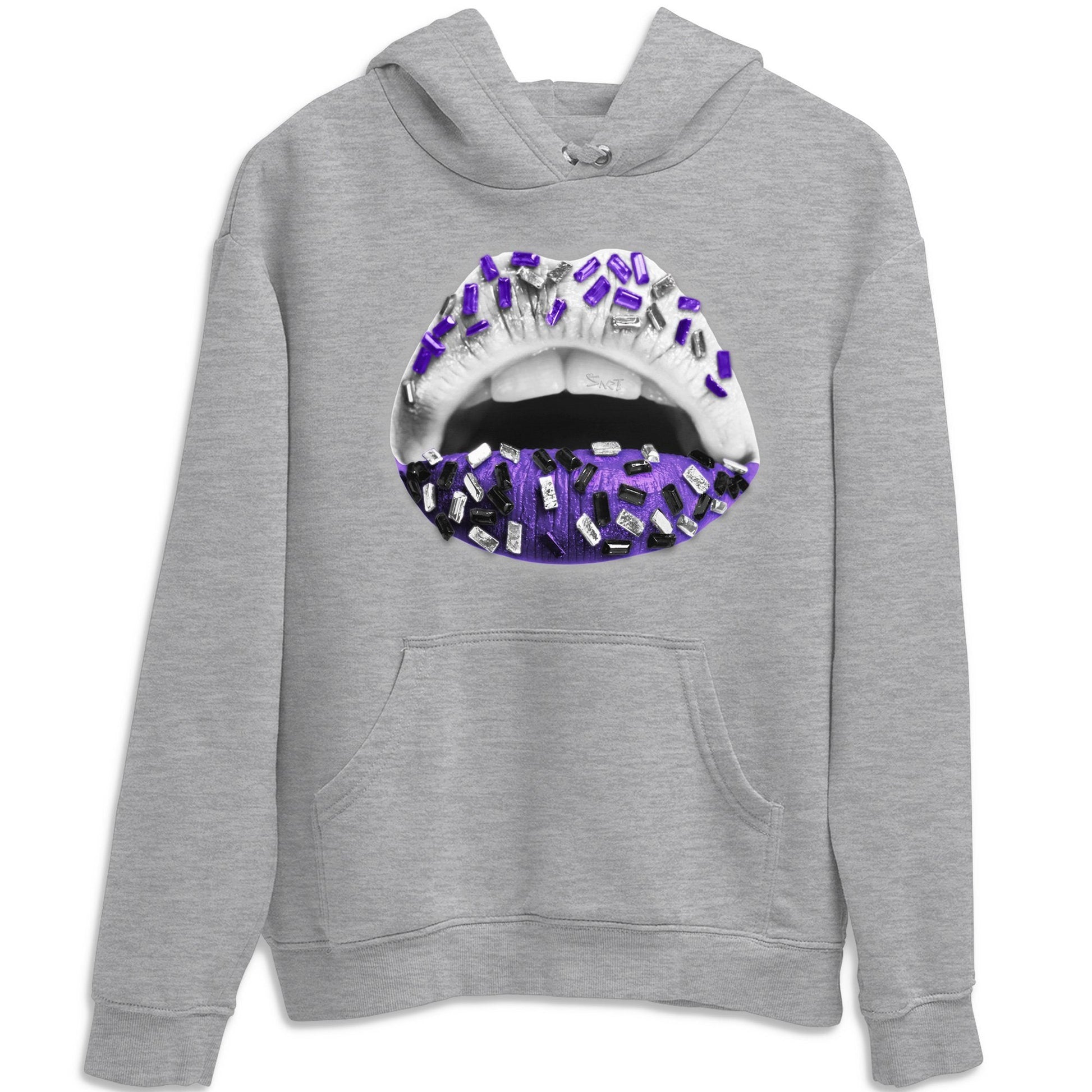 Jordan 1 WMNS Court Purple Sneaker Match Tees Lips Jewel Sneaker Tees Jordan 1 WMNS Court Purple Sneaker Release Tees Unisex Shirts