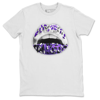 Jordan 1 WMNS Court Purple Sneaker Match Tees Lips Jewel Sneaker Tees Jordan 1 WMNS Court Purple Sneaker Release Tees Unisex Shirts