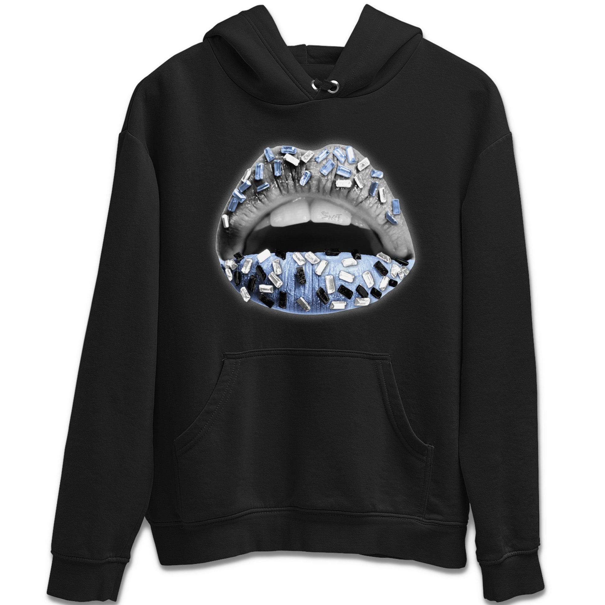 Air Jordan 11 White Cement Sneaker Match Tees Lips Jewel Sneaker Tees Air Jordan 11 Cement Grey Sneaker Release Tees Unisex Shirts Black 2