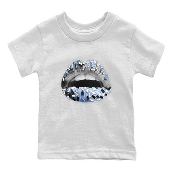 Air Jordan 11 White Cement Sneaker Match Tees Lips Jewel Sneaker Tees Air Jordan 11 Cement Grey Sneaker Release Tees Kids Shirts White 2
