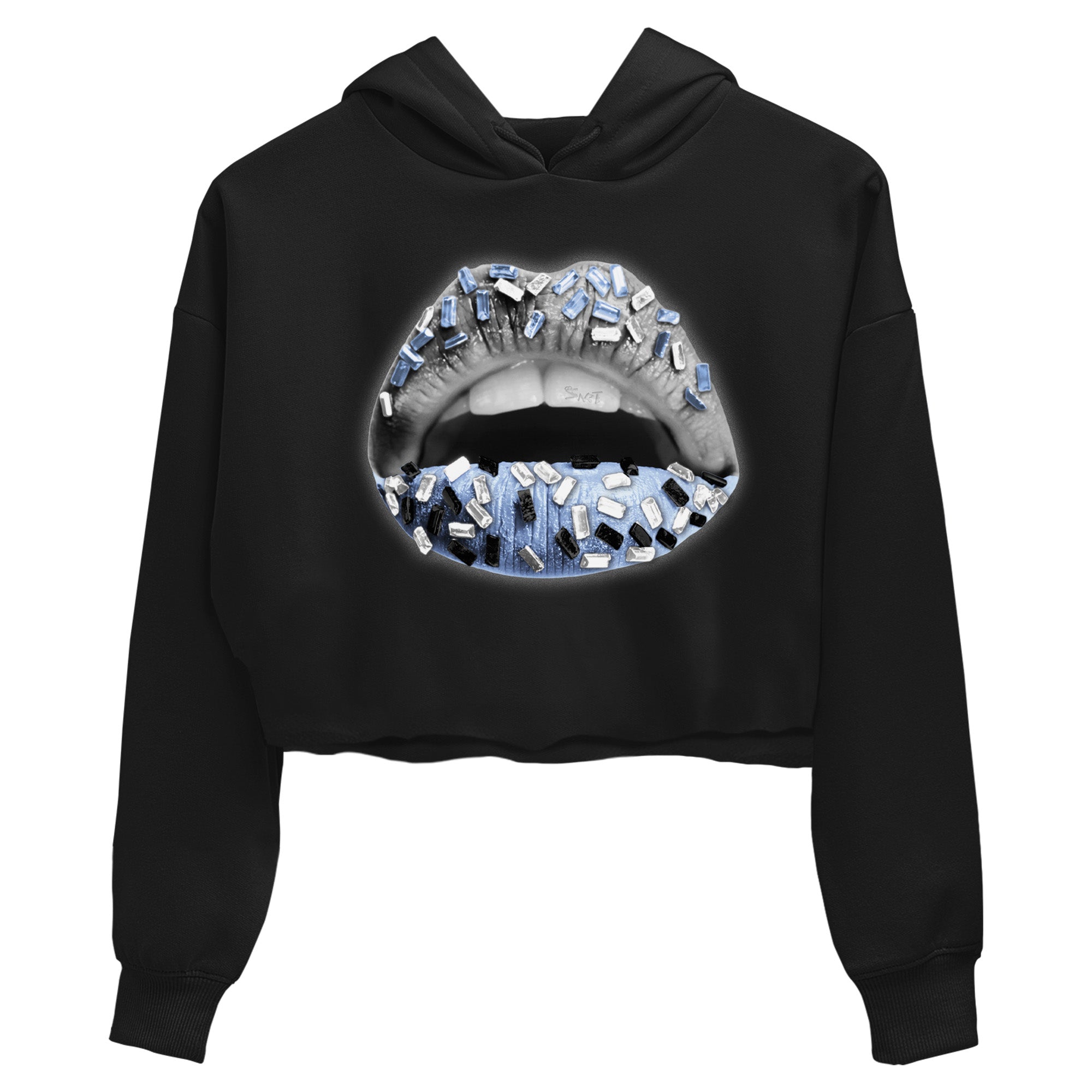 Air Jordan 11 White Cement Sneaker Match Tees Lips Jewel Sneaker Tees Air Jordan 11 Cement Grey Sneaker Release Tees Women's Shirts Black 2