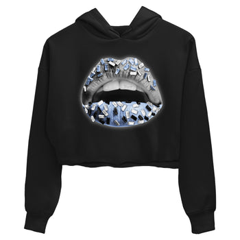 Air Jordan 11 White Cement Sneaker Match Tees Lips Jewel Sneaker Tees Air Jordan 11 Cement Grey Sneaker Release Tees Women's Shirts Black 2