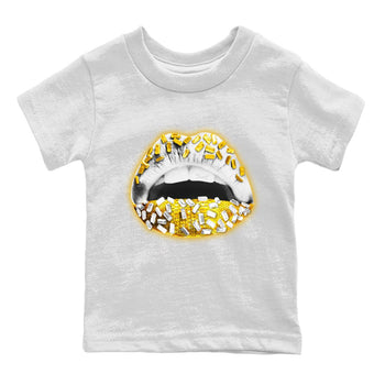 Jordan 11 Yellow Python Sneaker Match Tees Lips Jewel Sneaker Tees Jordan 11 Yellow Python Sneaker Release Tees Kids Shirts