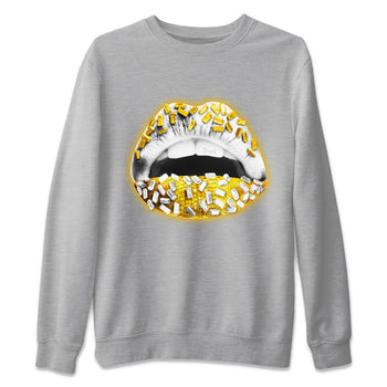 Jordan 11 Yellow Python Sneaker Match Tees Lips Jewel Sneaker Tees Jordan 11 Yellow Python Sneaker Release Tees Unisex Shirts