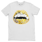 Jordan 11 Yellow Python Sneaker Match Tees Lips Jewel Sneaker Tees Jordan 11 Yellow Python Sneaker Release Tees Unisex Shirts